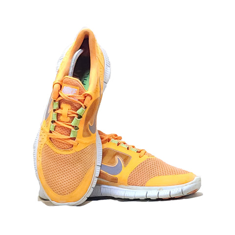Nike Free 5.0+ Bright Orange / Silver-Volt