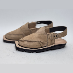 Desert Sand Handmade Suede Quetta Norozi Kheri/Chappal