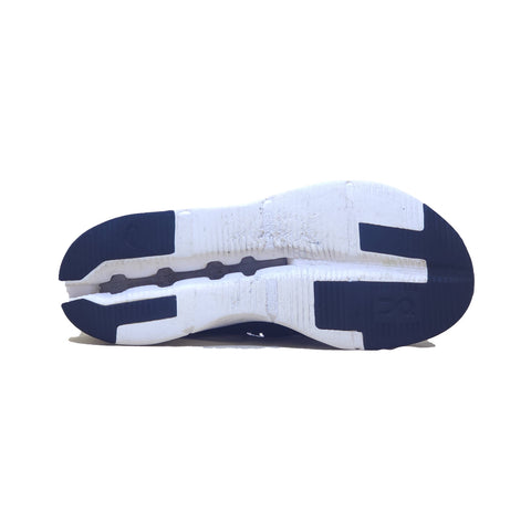On Cloudnova running shoe in the 'Navy White'