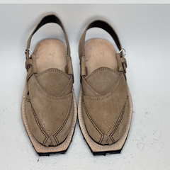 Desert Sand Handmade Suede Quetta Norozi Kheri/Chappal