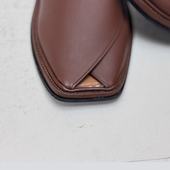 Roasted Coffee Brown Traditional Peshawari kheri/Chappal