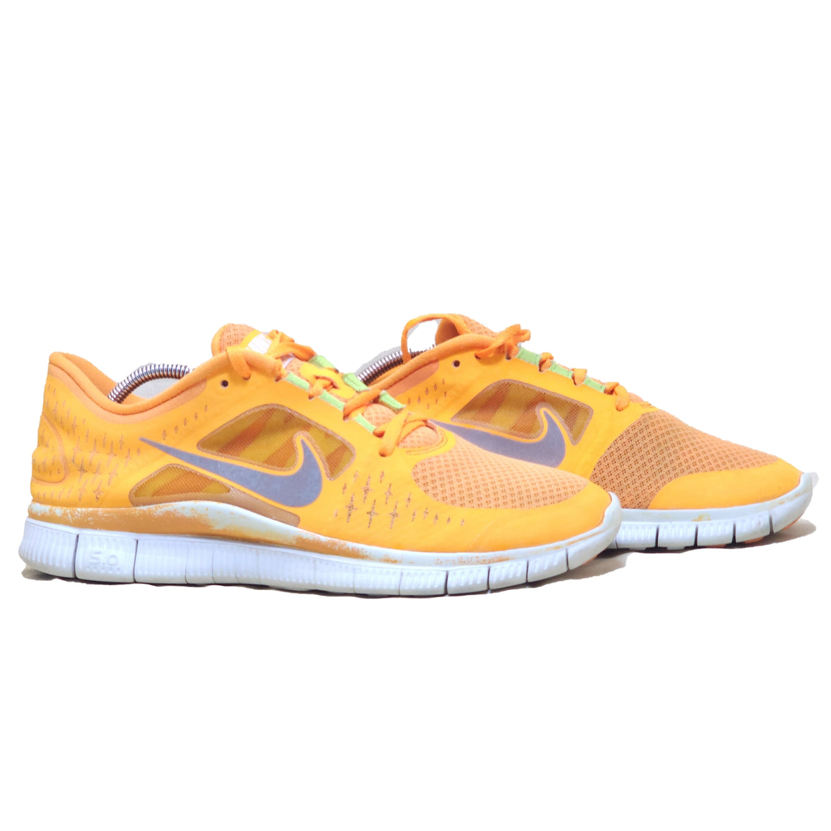 Nike Free 5.0+ Bright Orange / Silver-Volt