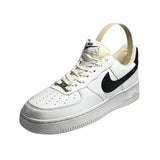 Nike Air Force 1 Low '07 White Black Pebbled Leather CT2302-100 Men's