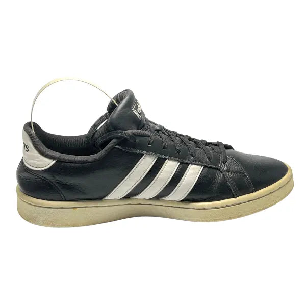 Adidas Grand Court F36393 Mens Low Top Sneakers Striped Pattern Athletic